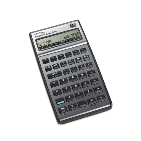 Calcolatrice professionale HP 17bII+ con oltre 250 funzioni - grigio HP -17BIIPLUS/UUZ