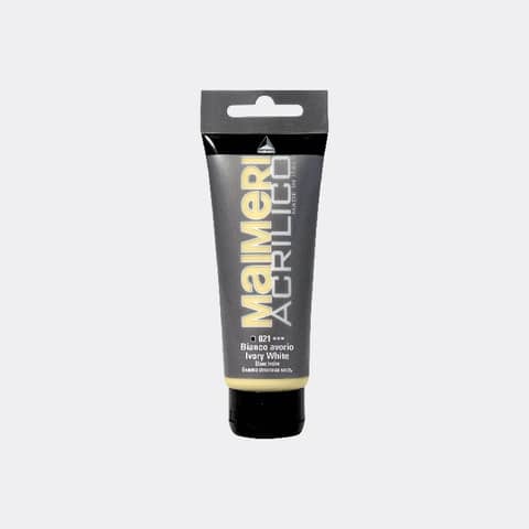 Set Colori Acrilici Primari Maimeri – 3 X 75 Ml – Rosso, Blu, Giallo – Con Pennello E Tavolozza – Per Artisti - 4