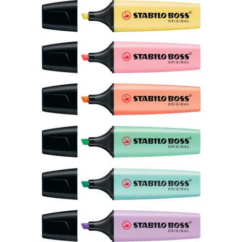 Evidenziatore Stabilo Boss Original Pastel 2-5 mm carta da zucchero 70/113