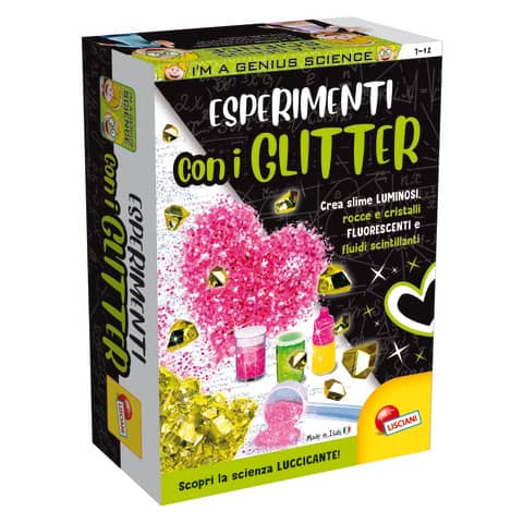 Gioco in scatola Lisciani I'm a Genius Esperimenti con i Glitter