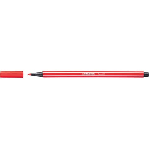 Pennarelli Stabilo Pen 68 1 mm carminio - 68/48